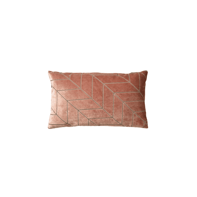 Mindy-Sierkussen-ELISA - Sierkussen velvet Muted Clay 30x50 cm - roze - Dutch Decor