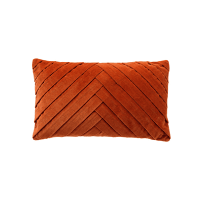 Sandra-Sierkussen-FEMM - Sierkussen velvet Potters Clay 30x50 cm - oranje - Dutch Decor
