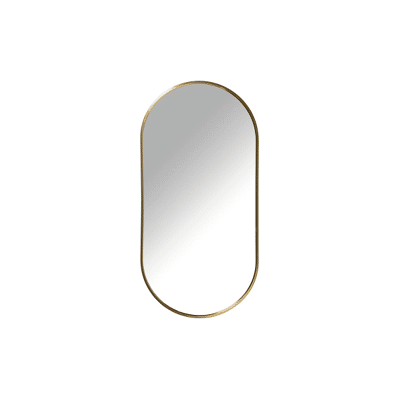 Greet-spiegel toilet-Xenos Spiegel hylton ovaal - goud - 40x80 cm