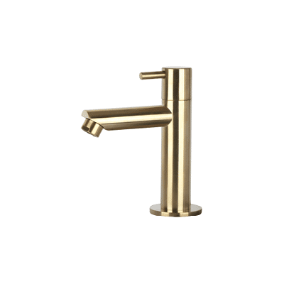 Larissa-Kraan toilet-Differnz fonteinkraan recht mat goud