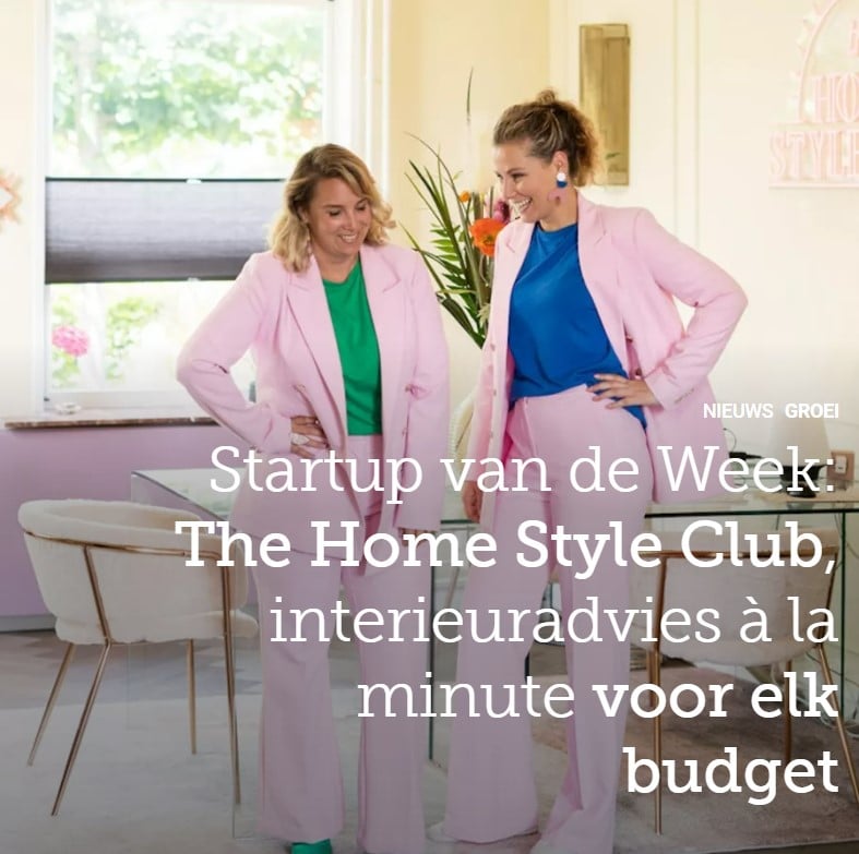 De Ondernemer Startup Van de week The Home Style Club