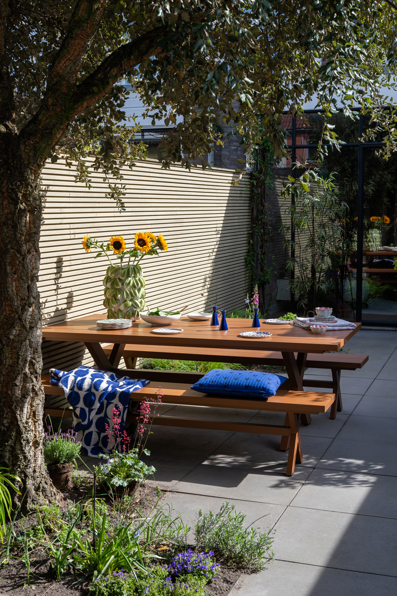 Tuin make-over kosten bij Nancy met Basic Label producten