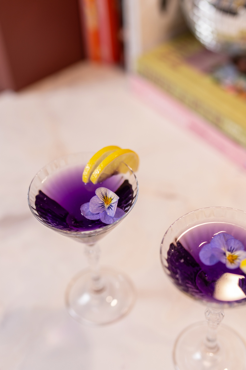 Lavender limoncello