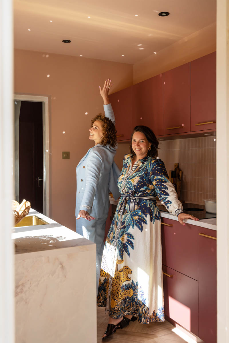 Keuken stylen - Merlot Marble the home style club brugman - bordeaux rode keuken